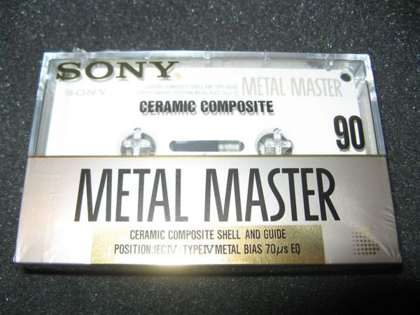 Аудиокассета SONY METAL MASTER 90 (EU) (1990 - 1992 г.)