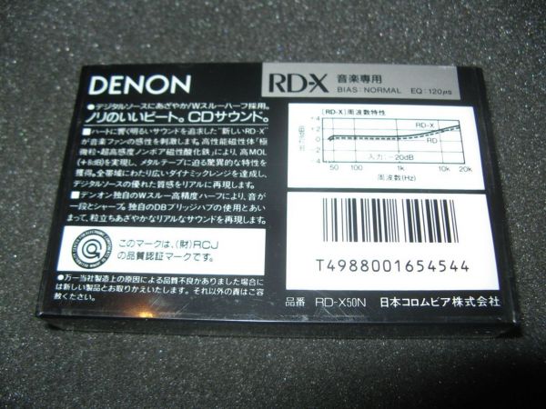 Аудиокассета DENON RD-X 50 (JP) (1988 г.)