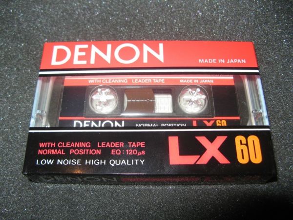 Аудиокассета DENON LX 60 (EU) (1985 - 1986 г.)