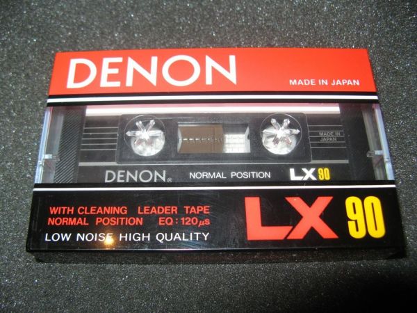 Аудиокассета DENON LX 90 (EU) (1985 - 1986 г.)