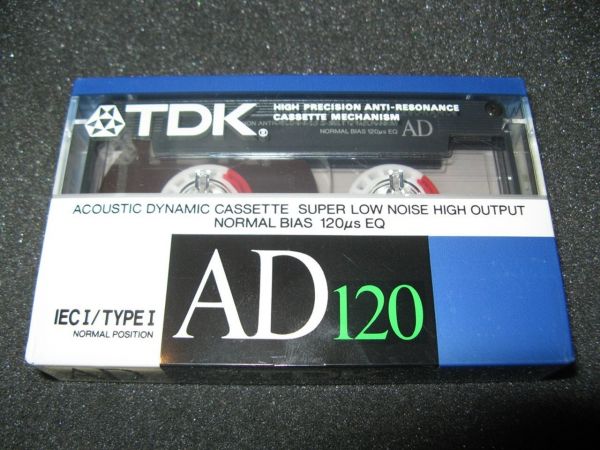 Аудиокассета TDK AD 120 (EU) (1988 - 1989 г.)