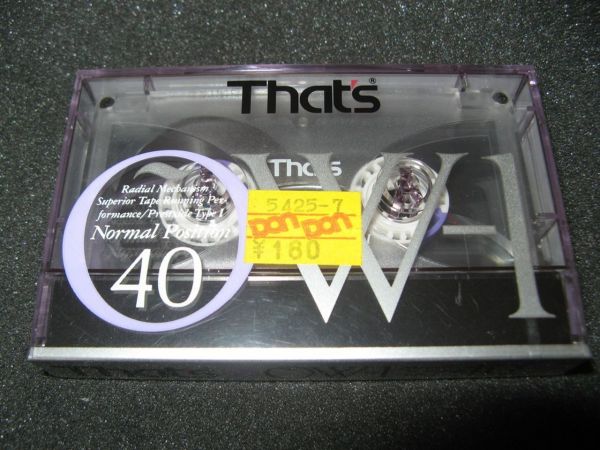 Аудиокассета That's OW-I 40 (JP) (1990 г.)