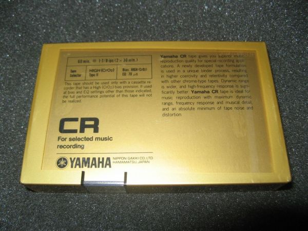 Аудиокассета Yamaha CR 60 (EU) (1982 - 1983 г.)