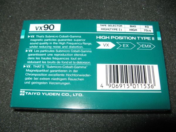 Аудиокассета That's VX 90 (EU) (1987 - 1988 г.)