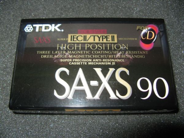 Аудиокассета TDK SA-XS 90 (EU) (1995 - 1997 г.)