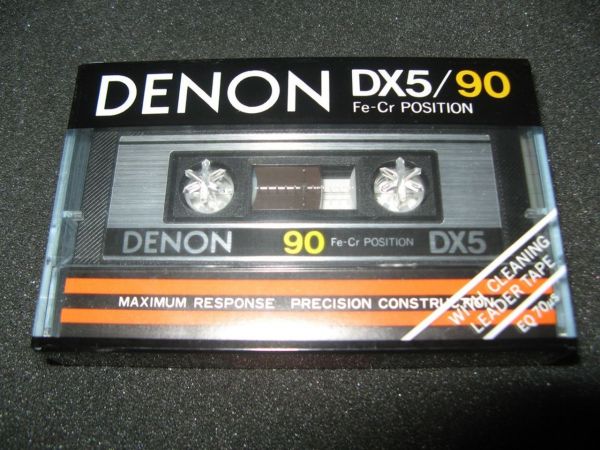 Аудиокассета DENON DX5 90 (EU) (1981 г.)