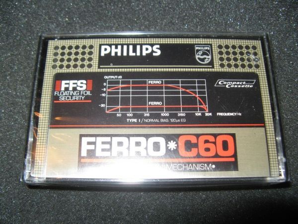 Аудиокассета Philips Ferro С-60 (EU) (1981 - 1983 г.)