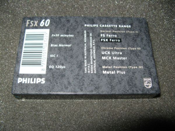 Аудиокассета Philips FSX 60 (EU) (1990 - 1993 г.)