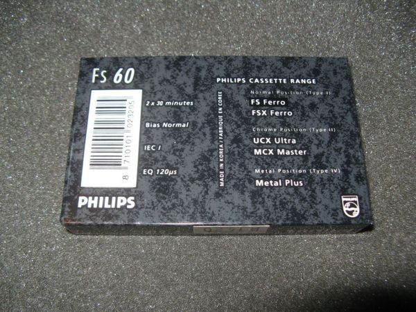 Аудиокассета Philips FS 60 (EU) (1990 - 1993 г.)