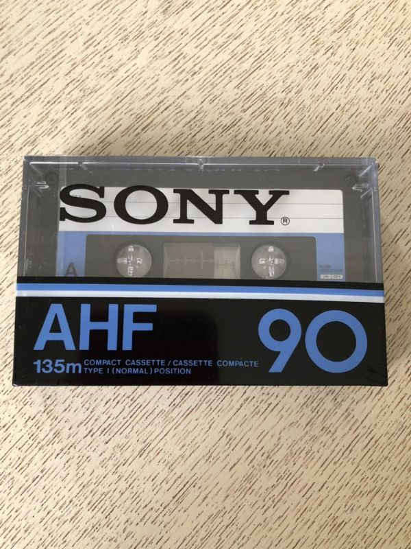 Аудиокассета SONY AHF 90 (EU) (1978 - 1981 г.)